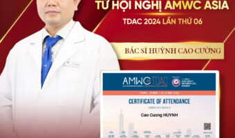 🔵🔴 GIẤY CHỨNG NHẬN TỪ HỘI NGHỊ AMWC ASIA – TDAC 2024 LẦN THỨ 06